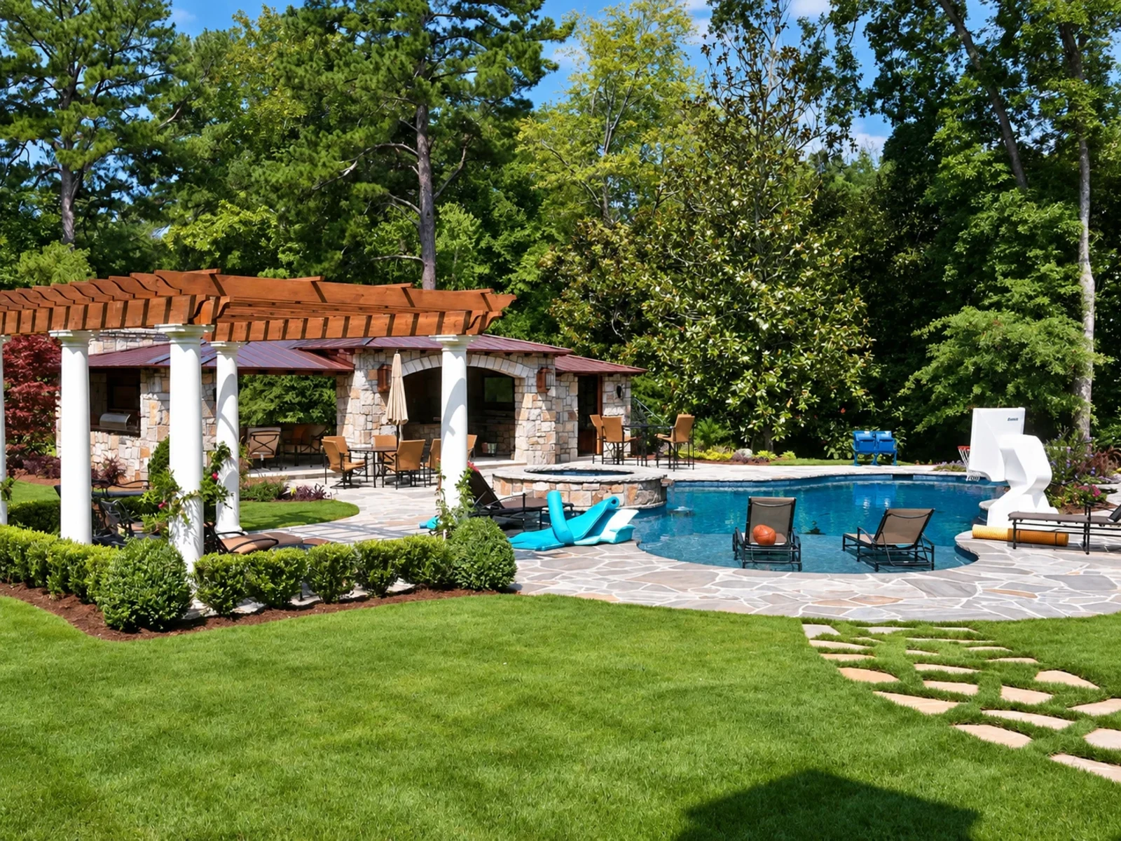 Northside Pool House pool house in Atlanta, GA, photograph 4